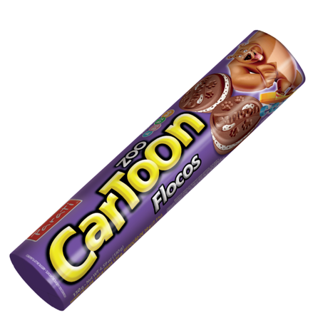 Biscoito recheado zoo cartoon parati 110g flocos