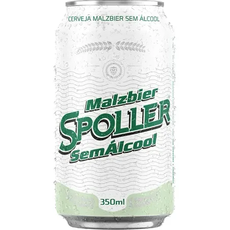 Cerveja Spoller 350ml Lata Malzbier Sem Alcool