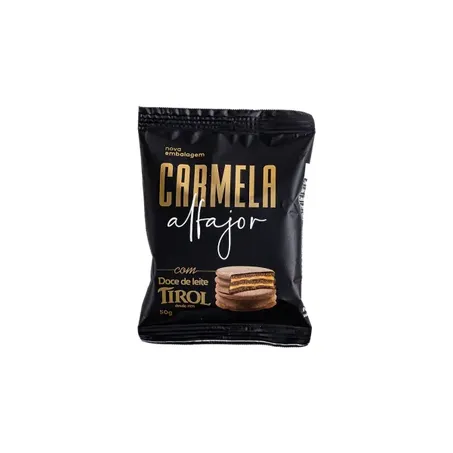 Alfajor carmela tradicional preto 50gr