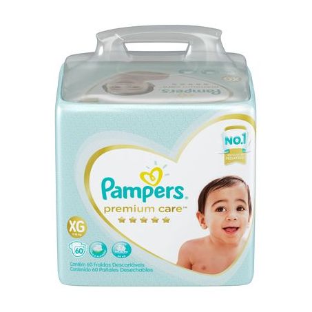 FRALDA PAMPERS P.CARE JUMBO XG