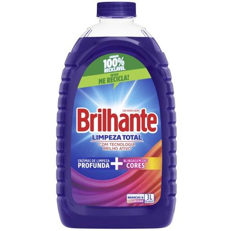 Lava roupas brilhante liq 3l