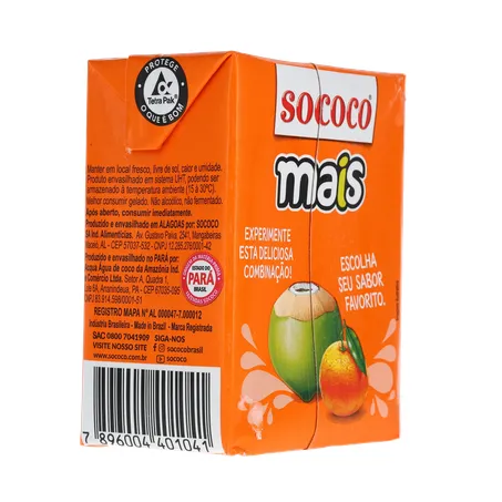 Água De Coco SococoTangerina 200ml 360-13