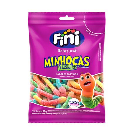 BALA FINI GELATINA MINHOC CIT 90G