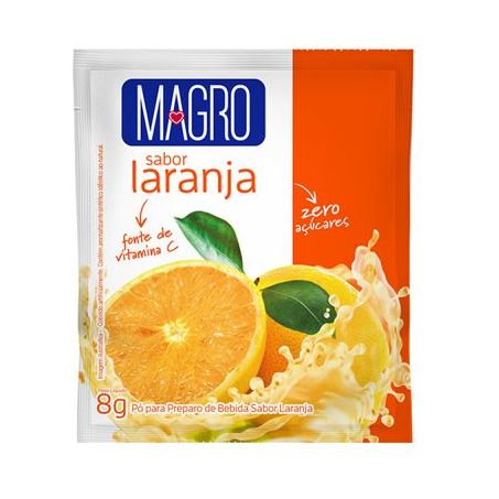 REFRESCO MAGRO DIET LARANJA 8G