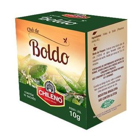 Chá boldo chá chileno c/10