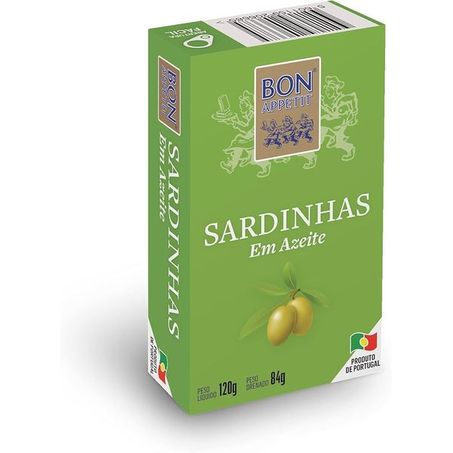 SARDINHA BON APPETI EM AZEITE 120G