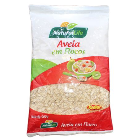 Aveia em Flocos Natural Life Pacote 500G