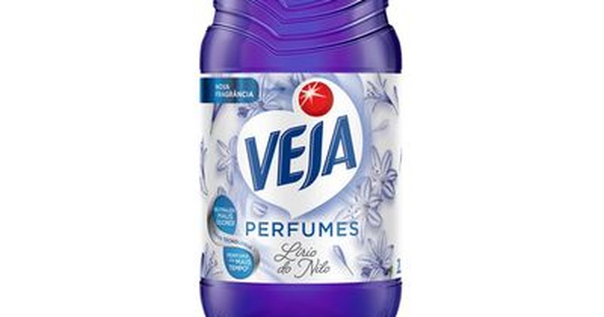 Limpador perfumado veja lírio do nilo 2l