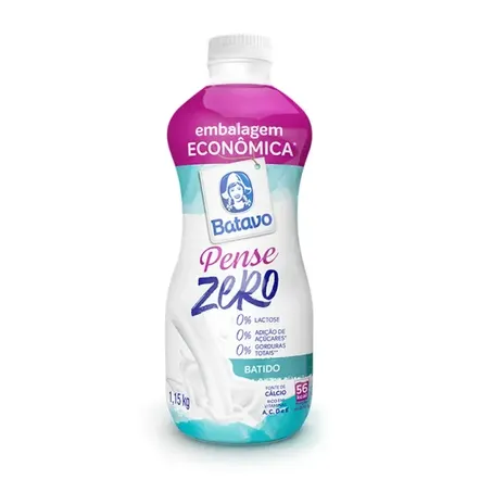 Iogurte Desnatado Batavo Batido Zero Frasco 1.15kg
