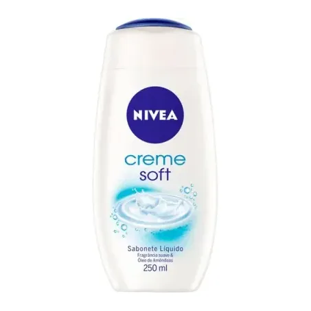 Sabonete líquido creme soft nivea 250ml