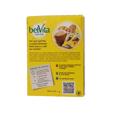 Biscoito Integral Belvita Mel/Cacau 75g 360-32