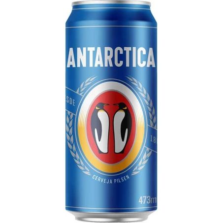 Cerveja latao 473ml antarctica pilsen un