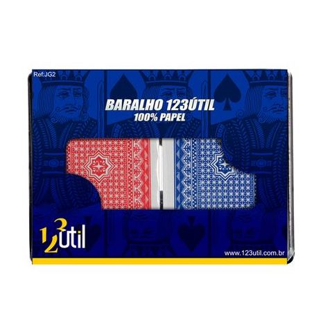 BARALHO PAPEL 2UN 123UTIL