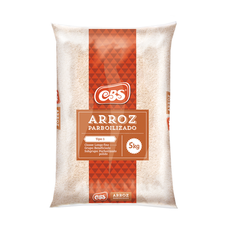 Arroz cbs 5kg parboilizado