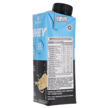 BEBIDA 23G WHEY COOKIES 250ML PIRACANJUBA 360-24