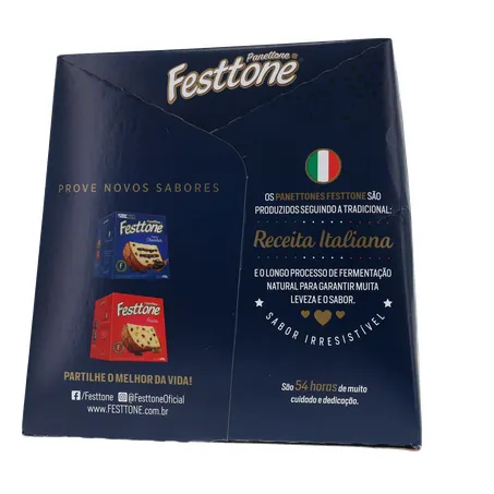 Panettone Duplo Chocolate Festtone 400G 360-10