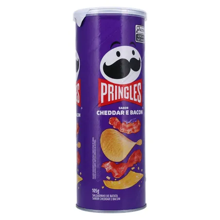 SALGADINHO PRINGLES CHEDAR BACON 105G 360-34