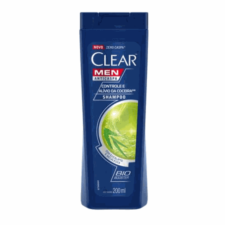 Shampoo clear men anticaspa controle coseira 200ml