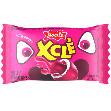 Chicle docile x-cle tutti frutti azedinho 4g