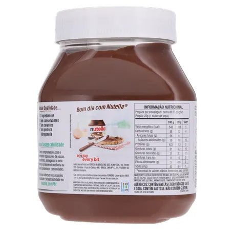 CREME AVELÃ NUTELLA 650G 360-19