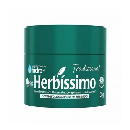 Desodorante cremoso herbissimo tradicional 55g