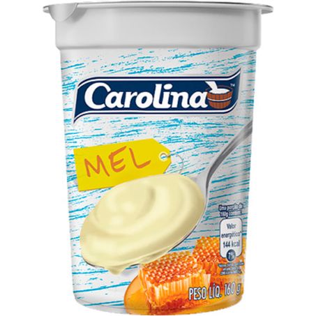 Iogurte Natural Carolina Mel 160g