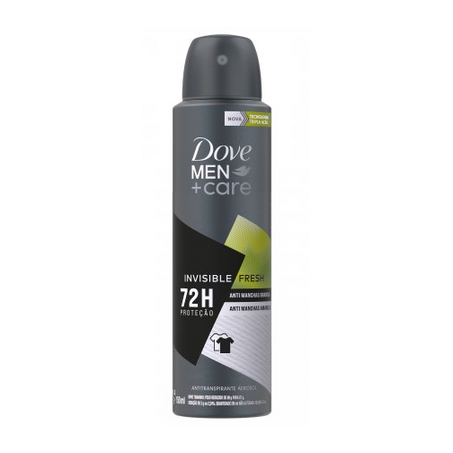 Desodorante dove aer 150ml men + care invisible fresh