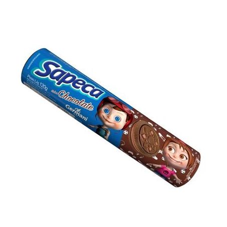 BISCOITO SAPECA RECHEADO CHOCOLATE 110G