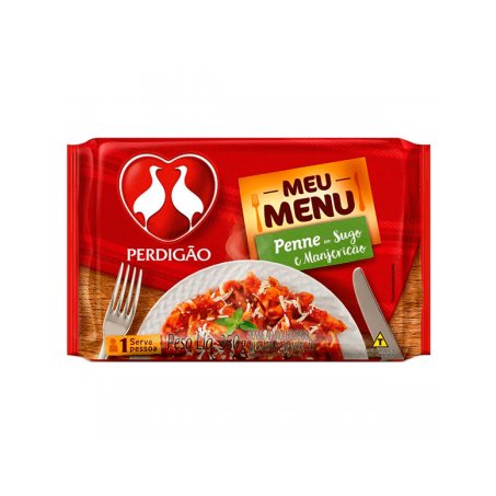 Penne ao molho sugo e manjericão perdigão meu menu