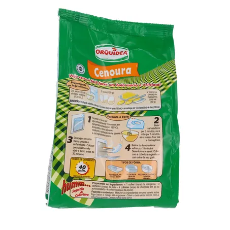Mistura p/bolo orquidea 350gr cenoura 360-17