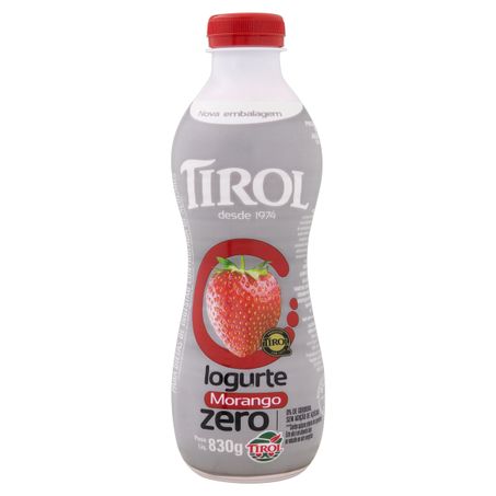 IOGURTE DESNATADO MORANGO TIROL ZERO