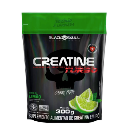CREATINE BLACK SKULL 300G LIMAO REFIL