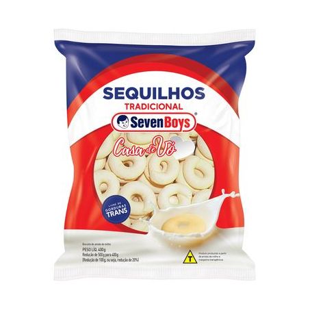 Biscoito seven boys 400g sequilhos