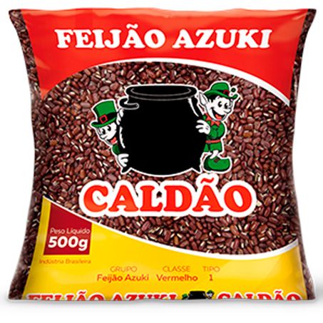 FEIJAO AZUKI CALDAO VERMELHO 500G