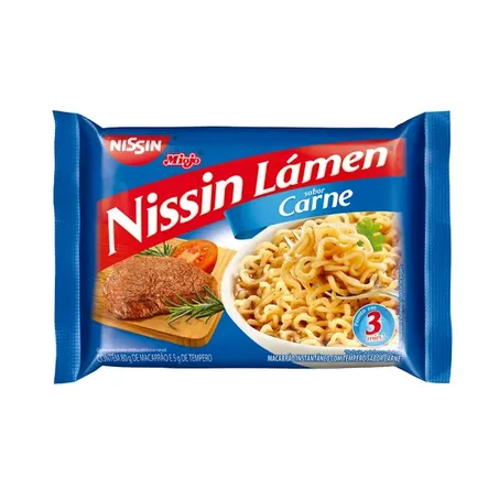 MACARRAO NISSIN LAMEN MIOJO CARNE 85G