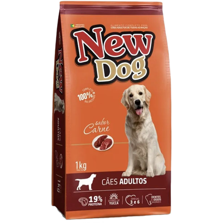 Racao New Dog 1kg Carne