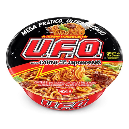 MACARRÃO NISSIN YAKISSOBA UFO CARNE 95G
