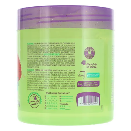 GELATINA CAPILAR INFANTIL KOLENE CACHINHOS COM GLITTER POTE 500G 360-12