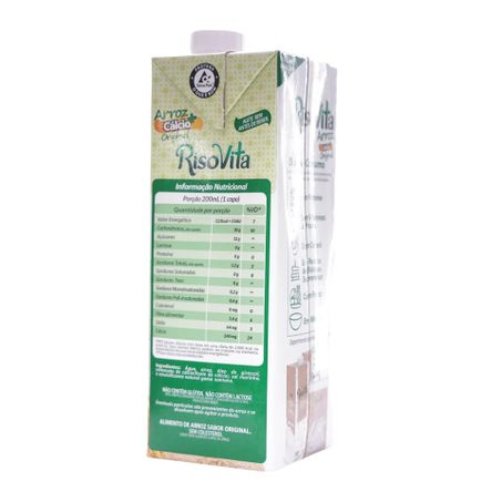 Bebida de Arroz Risovita Original Caixa 1L 360-20