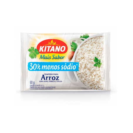 TEMPERO KITANO 60G MAIS SABOR ARROZ