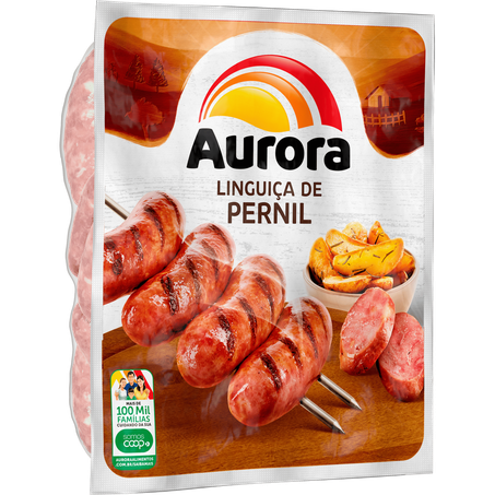 LINGUIÇA DE PERNIL CONGELADA AURORA PACOTE 700G 