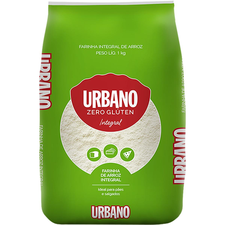 Farinha de Arroz Urbano 1kg - Integral
