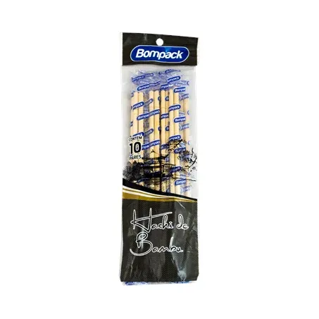 HASHI DE BAMBU BOMPACK C/10PARES