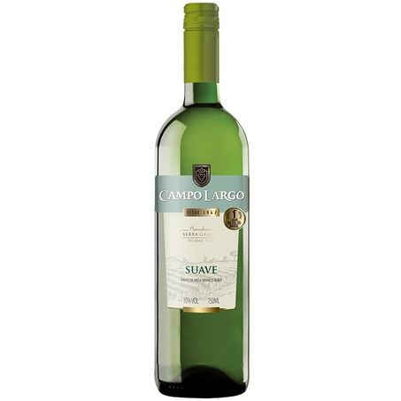 VINHO CAMPO LARGO BRANCO SUAVE 750ML