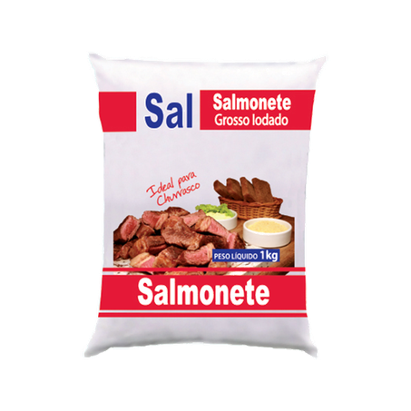 Sal grosso churrasco salmonete 1kg