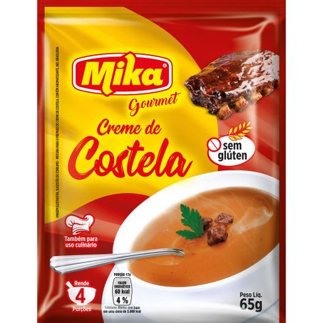 CREME DE COSTELA MIKA 65G