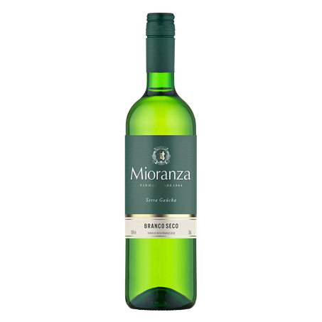 Vinho Mioranza Branco Seco Garrafa 750ml 