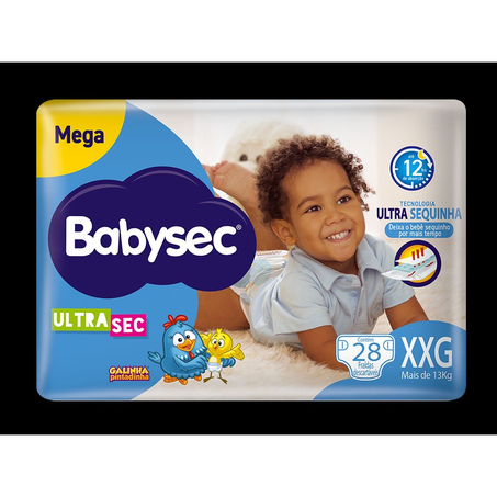 FRALDA BABYSEC ULTRA XXG 28 TIRAS