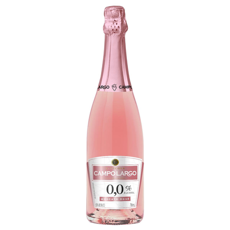 Espumante Campo Largo 750ml - Sem Álcool - Rose