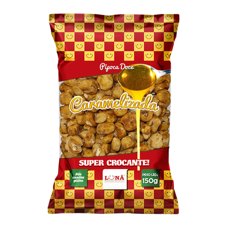 Pipoca doce luna caramelizada 150 gr